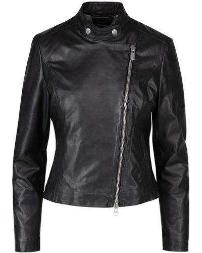 Bomboogie Nabs leather jacket - Negro