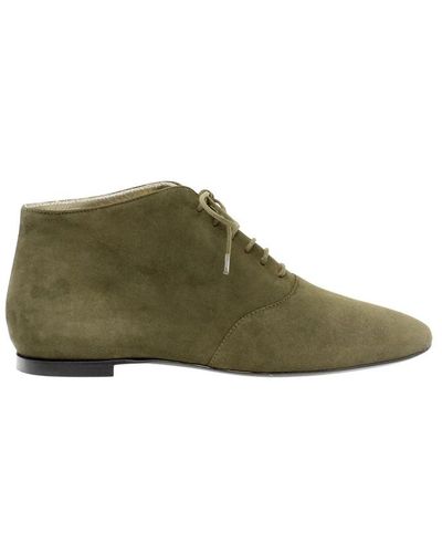 Ines De La Fressange Paris Shoes > boots > lace-up boots - Vert