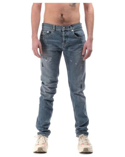 Les Hommes Slim-Fit Jeans - Blue