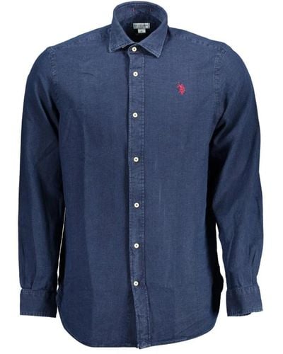 U.S. POLO ASSN. Vielseitiges hemd - blau