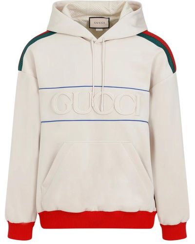 Gucci Neopren hoodie nude & neutrals - Rot