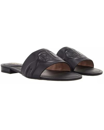 Ralph Lauren Shoes > flip flops & sliders > sliders - Marron