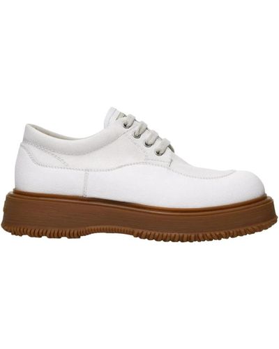 Hogan Laced Shoes - White