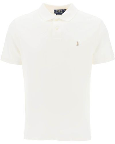 Polo Ralph Lauren Slim Fit Polo T Shirt - White