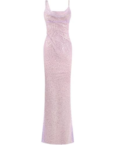 Millà Gala Glittering Maxi Dress - Pink