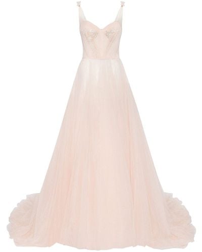 Millà Multi-Layered Tulle Gown - Pink