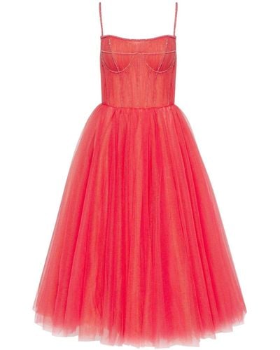 Millà Tie-Strap Cocktail Dress With The Elegant Co - Red