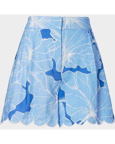 Blue MILLY Shorts for Women | Lyst
