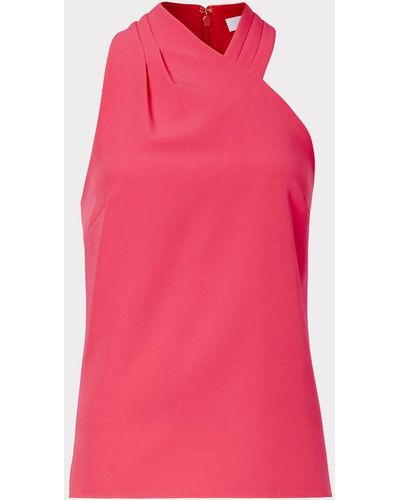 MILLY Preston Cady Top - Pink