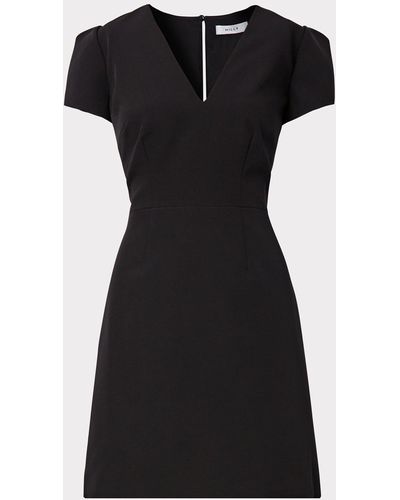 MILLY Cady Atalie Dress - Black