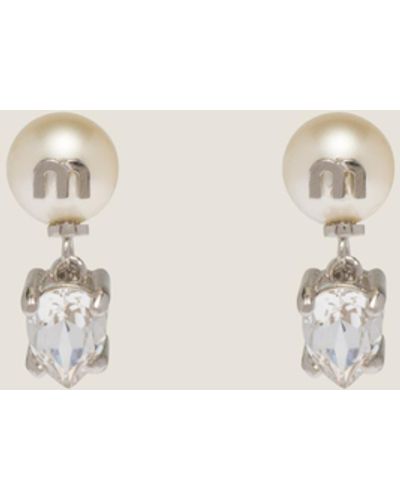 Miu Miu Earrings and ear cuffs for Women | Online Sale up to 62% off | Lyst