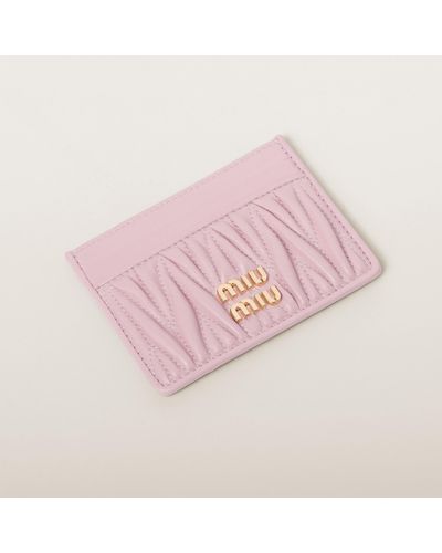 Alabaster Pink Small Matelassé Nappa Leather Wallet