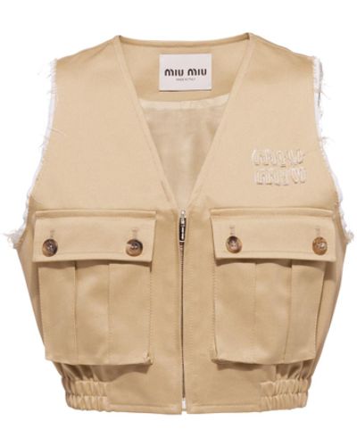 Miu Miu Waistcoats and gilets for Women | Black Friday Sale & Deals up to  59% off | Lyst