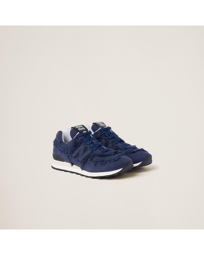 Blue Miu Miu Sneakers for Women | Lyst