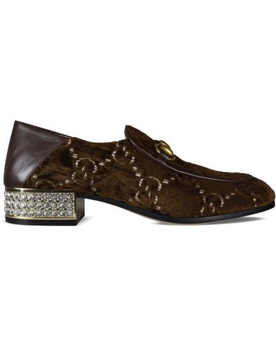 Gucci Quentin Loafers - Brown