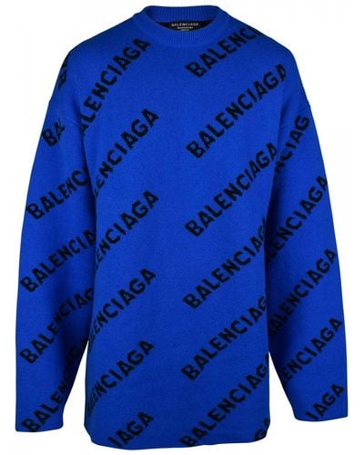 Balenciaga Pullover - Blau