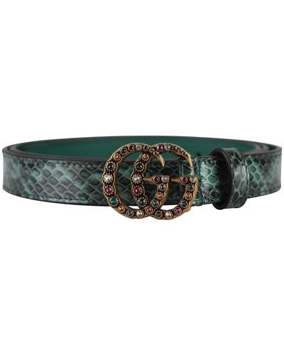 Gucci Marmont GG Belt - Green