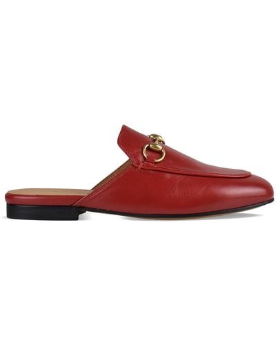 Gucci Princetown Slippers - Red