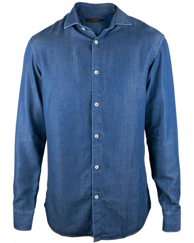 Moorer Camisa - Azul