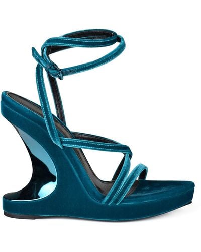 Tom Ford Wedge Sandals - Blue