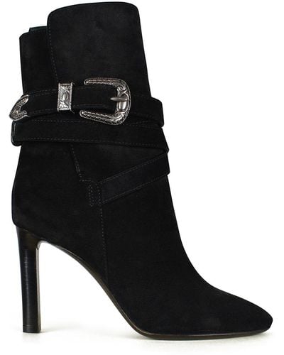 Saint Laurent Mica Ankle Boots - Black