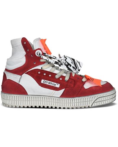 Off-White c/o Virgil Abloh Off Court Sneakers - Red