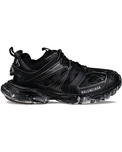 Balenciaga Track Faded Sneakers - Negro