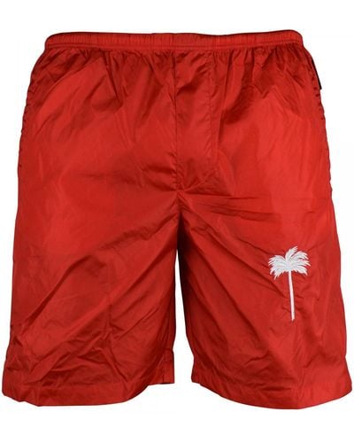 Palm Angels Swim Shorts - Red