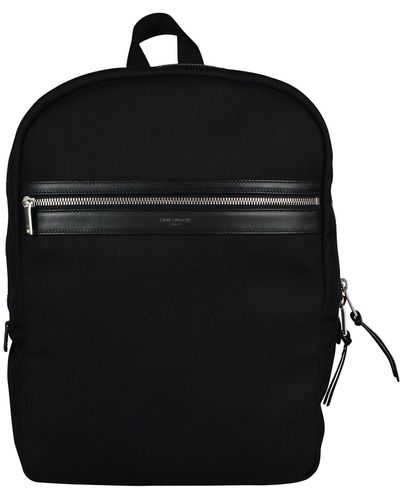 Saint Laurent Laptop City Backpack - Black