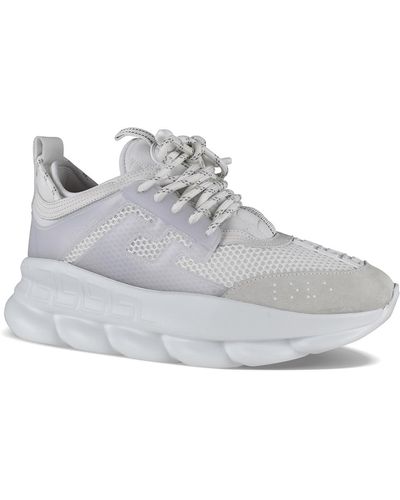 Versace Chain Reaction Sneakers - Gray