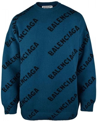 Balenciaga Sweater - Blue