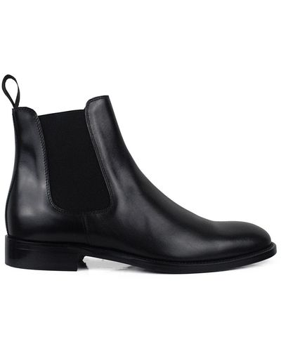 ALBERTO Boots en cuir - Noir