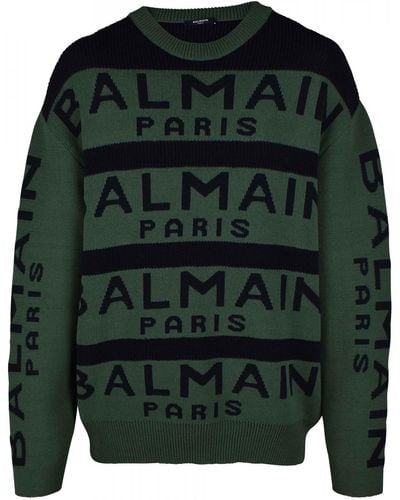 Balmain Pullover - Grün