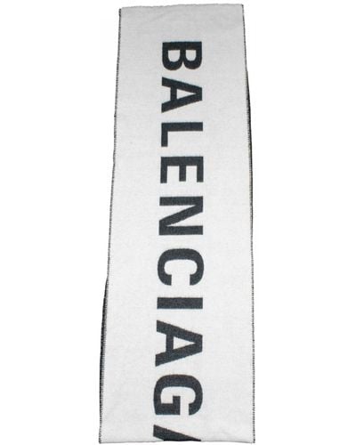 Balenciaga Écharpe - Blanc