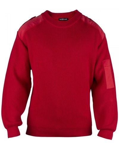 Balenciaga Pullover - Rot