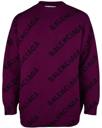 Balenciaga Sweater - Purple