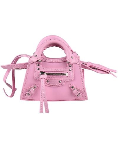 Balenciaga Micro Neo City Bag - Pink