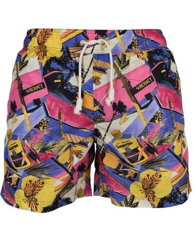 Palm Angels Swim Shorts - Multicolor