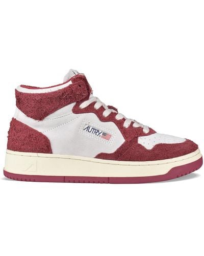 Autry Medalist Mid Sneakers - Pink