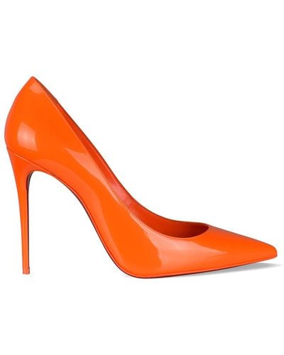 Christian Louboutin Pumps Kate 100 in vernice - Arancione