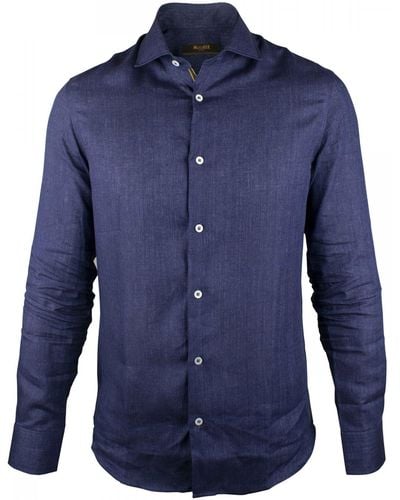 Moorer Camicia - Blu