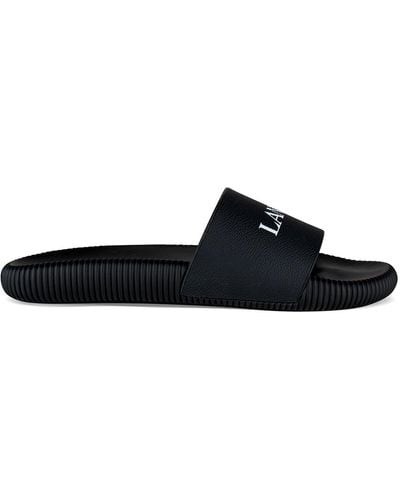 Lanvin Slides - Black