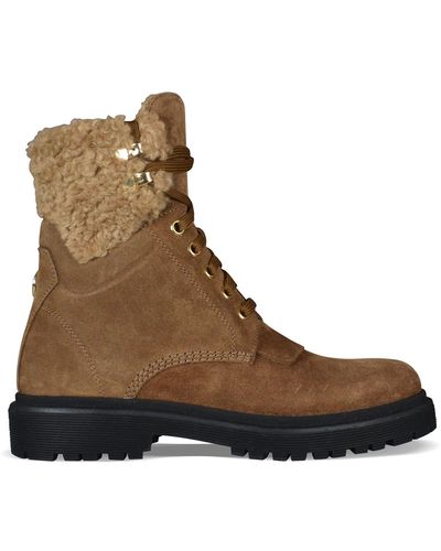 Moncler Patty Ankle Boots - Brown