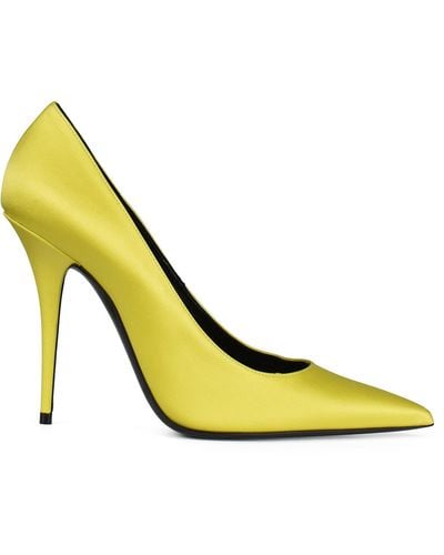 Saint Laurent Marilyn Court Shoes - Yellow