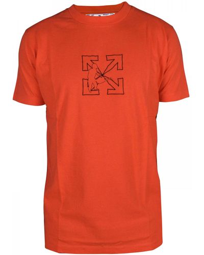 Off-White c/o Virgil Abloh T-shirt - Arancione