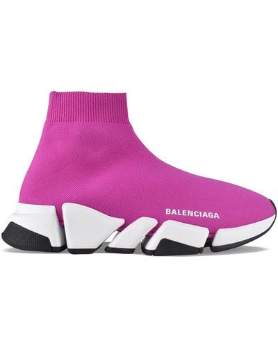 Balenciaga Speed 2 Sneakers - Pink