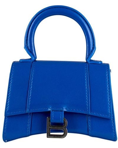 Balenciaga Hourglass Handbag - Blue
