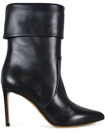 Francesco Russo Leather Boots - Black