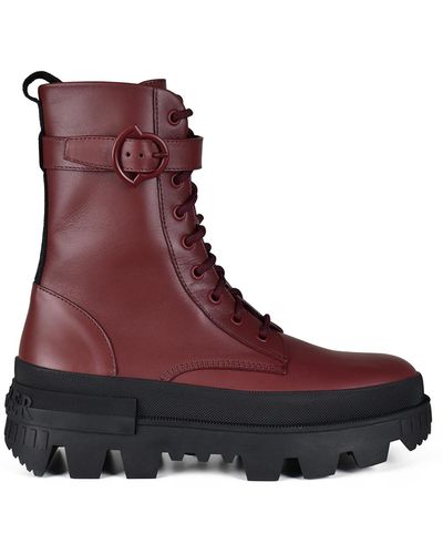 Moncler Carinne Ankle Boots - Purple