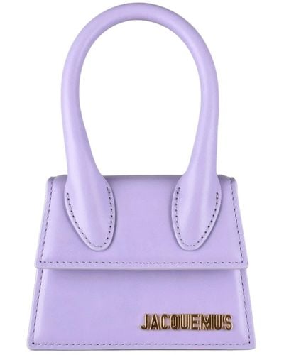Jacquemus Purple Le Chiquito Leather Mini Bag
